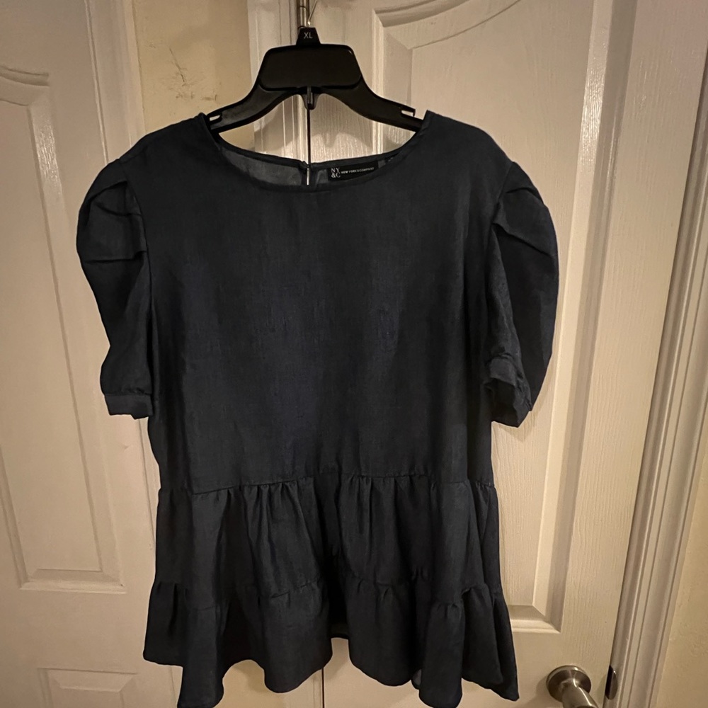 Plus babydoll tier top